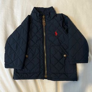 Polo quilted jacket (size 9m)